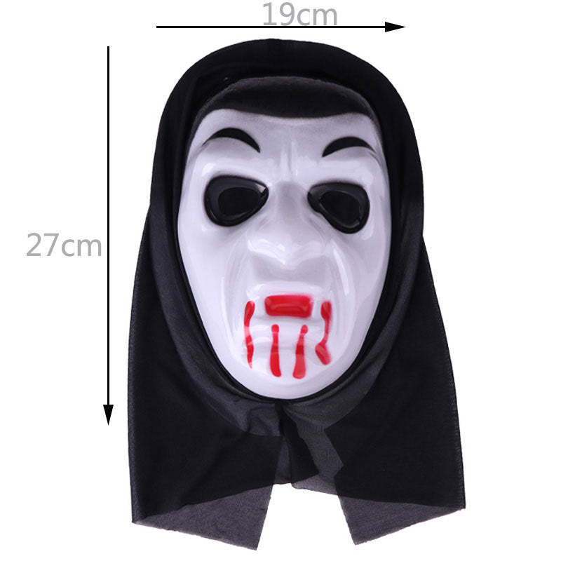 🎃 Halloween Horror Mask Set – Ghost, Skull & Vampire Styles for Party & Haunted House