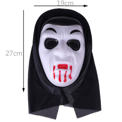 🎃 Halloween Horror Mask Set – Ghost, Skull & Vampire Styles for Party & Haunted House