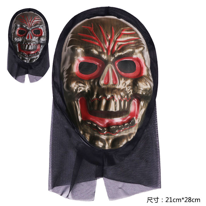 🎃 Halloween Horror Mask Set – Ghost, Skull & Vampire Styles for Party & Haunted House