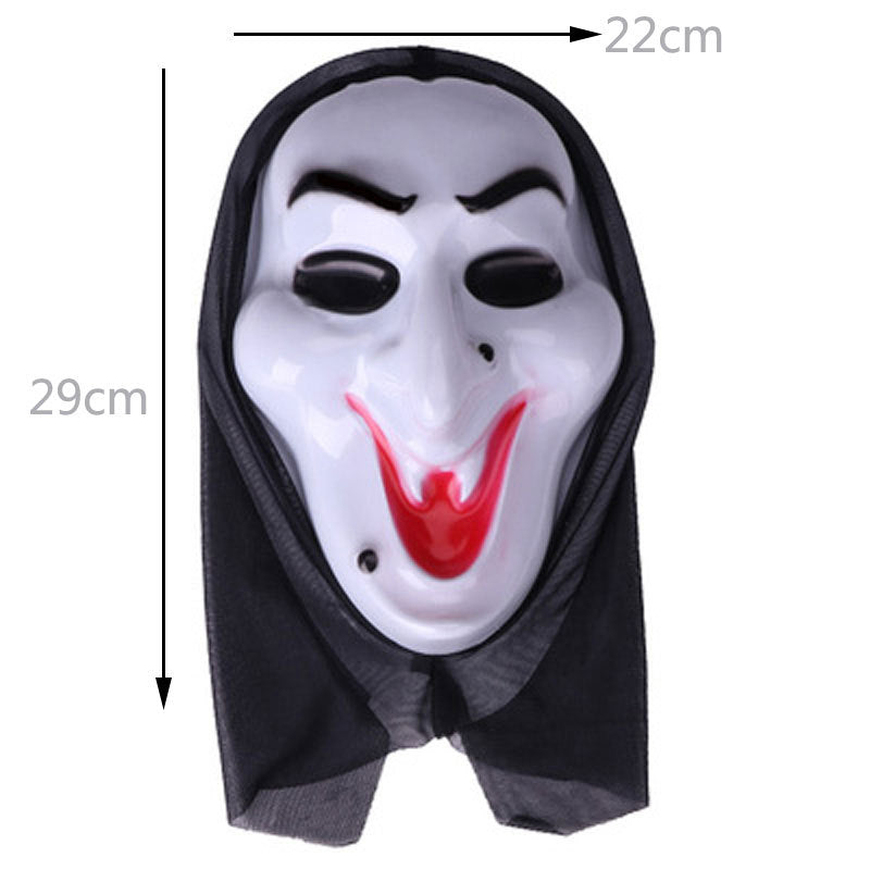 🎃 Halloween Horror Mask Set – Ghost, Skull & Vampire Styles for Party & Haunted House