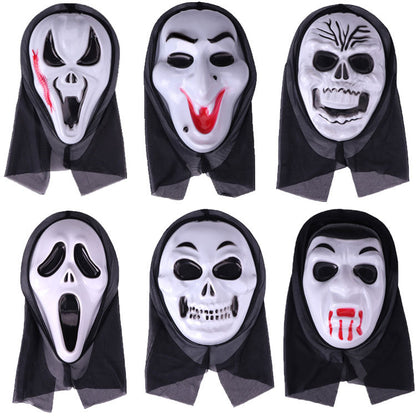 🎃 Halloween Horror Mask Set – Ghost, Skull & Vampire Styles for Party & Haunted House