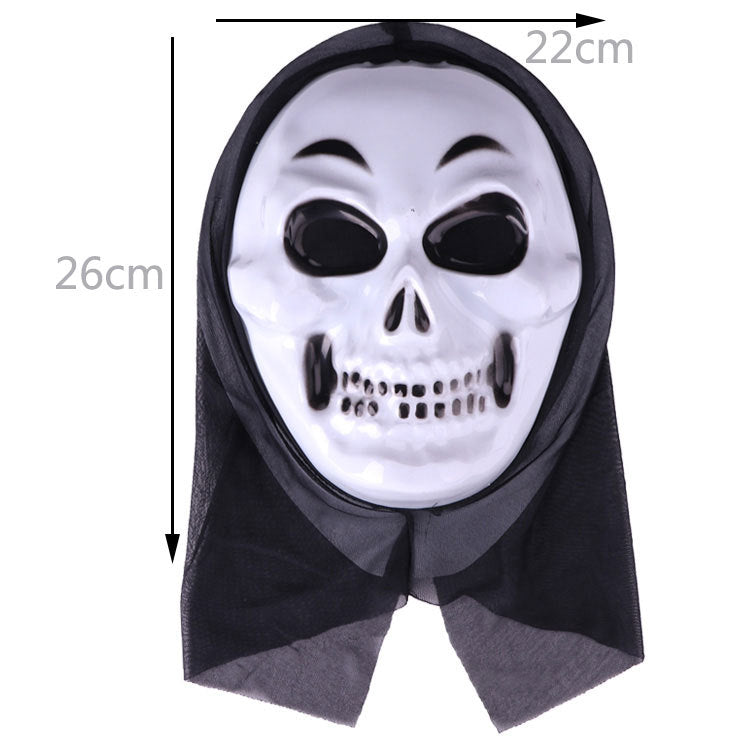 🎃 Halloween Horror Mask Set – Ghost, Skull & Vampire Styles for Party & Haunted House