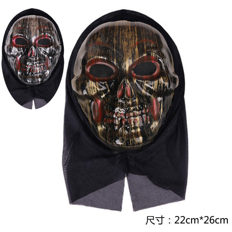 🎃 Halloween Horror Mask Set – Ghost, Skull & Vampire Styles for Party & Haunted House