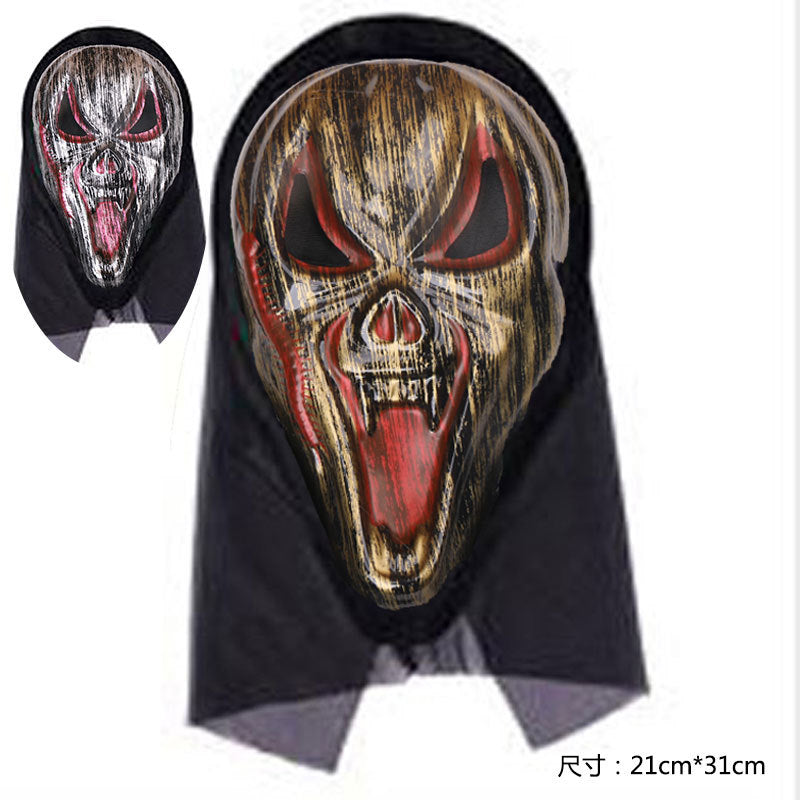 🎃 Halloween Horror Mask Set – Ghost, Skull & Vampire Styles for Party & Haunted House