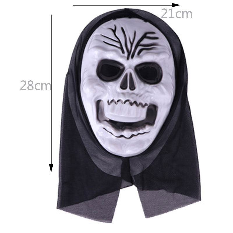 🎃 Halloween Horror Mask Set – Ghost, Skull & Vampire Styles for Party & Haunted House