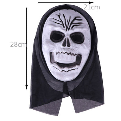 🎃 Halloween Horror Mask Set – Ghost, Skull & Vampire Styles for Party & Haunted House