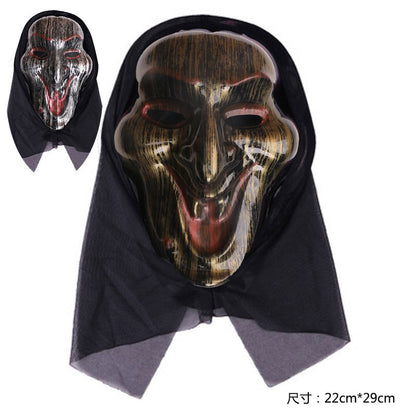 🎃 Halloween Horror Mask Set – Ghost, Skull & Vampire Styles for Party & Haunted House